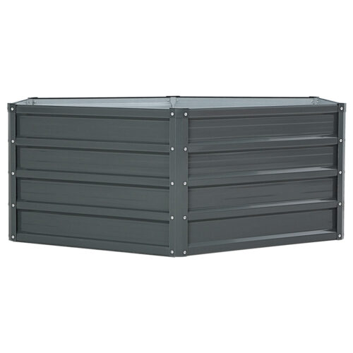 Green Fingers 2x Garden Bed 130x130x46cm Planter Box Raised Container Galvanised - Image 2