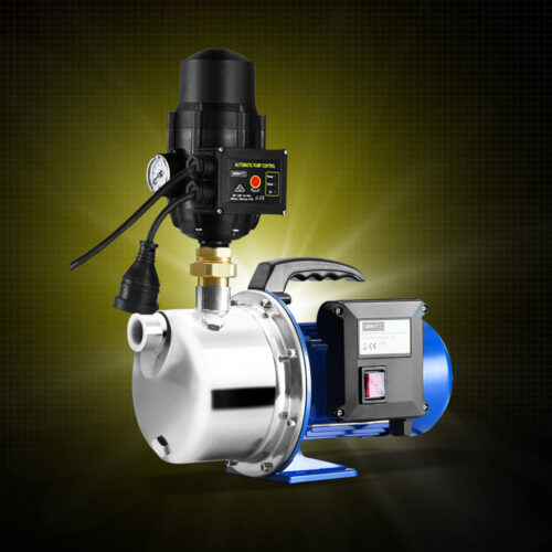 Giantz Garden Water Jet Pump High Pressure 1100W Tank Rain Farm Irrigation Black - Image 7