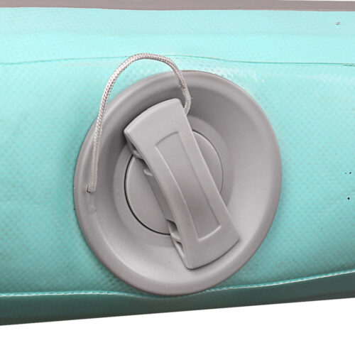 Everfit 3m x 1m Air Track Mat Gymnastic Tumbling Mint Green and Grey - Image 7