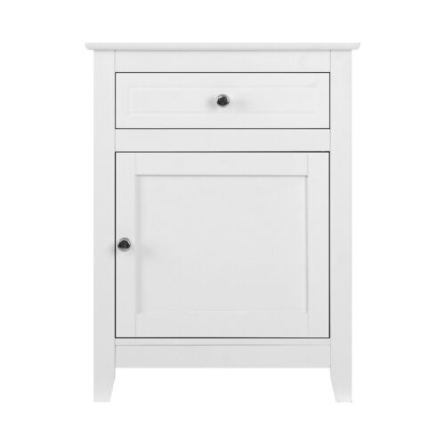 Artiss Bedside Tables Side Table Drawers Nightstand White - Image 3