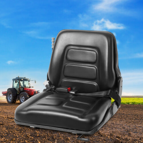Giantz Tractor Seat Forklift Excavator Universal Backrest Truck PU Chair - Image 10