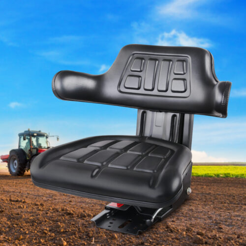 Giantz Tractor Seat Forklift Excavator Truck Universal Digger Chair PU Leather - Image 8