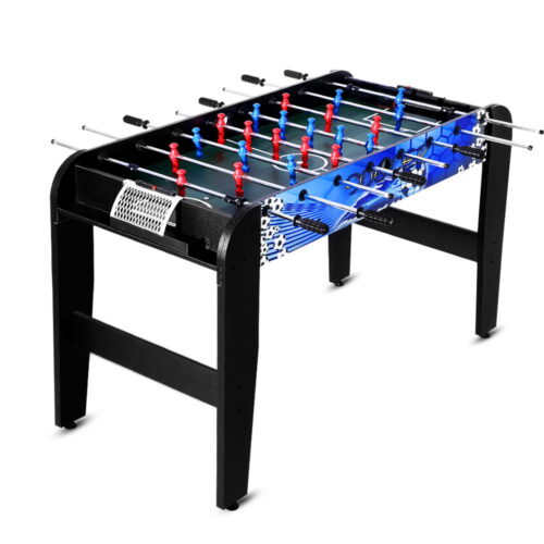 4FT Soccer Table Foosball Football Game Home Family Party Gift Playroom Blue - Image 2