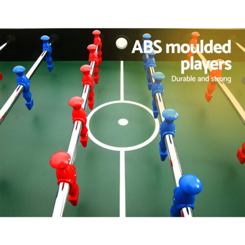 4FT Soccer Table Foosball Football Game Home Family Party Gift Playroom Blue - Image 5