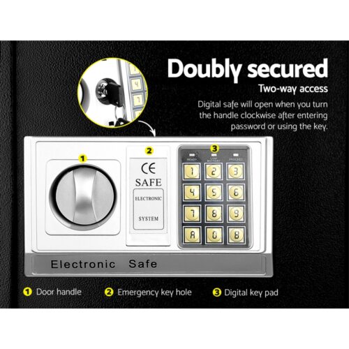 UL-TECH Security Safe Box 20L - Image 6