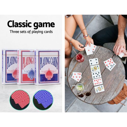 1000pcs Poker Chips Set Casino Texas Hold'em Gambling Party Game Dice Cards Case - Image 6
