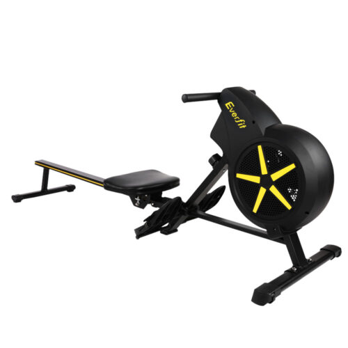 Everfit Rowing Machine Air Rower Exercise Fitness Gym Home Cardio - Image 2