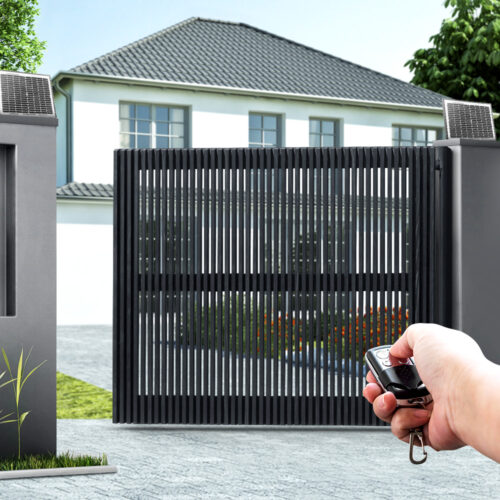 Lockmaster Single Swing Gate Opener 600KG 20W Solar Panel - Image 9