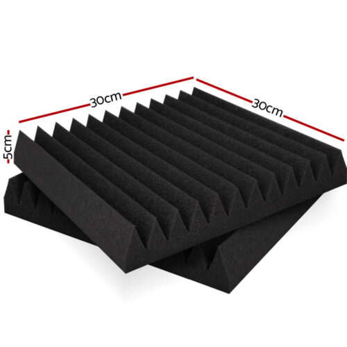 Alpha Acoustic Foam 40pcs 30x30x5cm Sound Absorption Proofing Panel Studio Wedge - Image 2