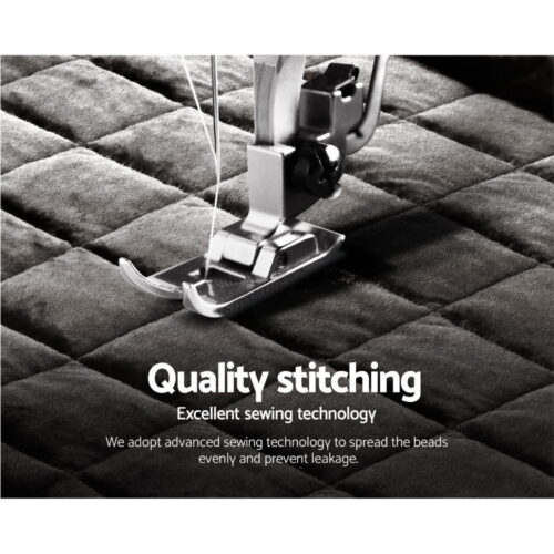 Giselle Bedding Faux Mink Quilt Charcoal Single - Image 7