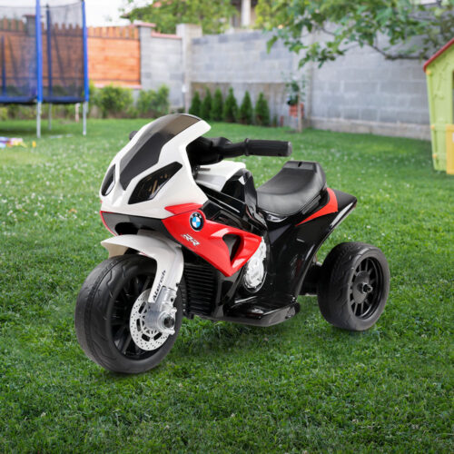 Kids Electric Ride On Car Police Motorcycle Motorbike BMW Licensed S1000RR Red - Image 9