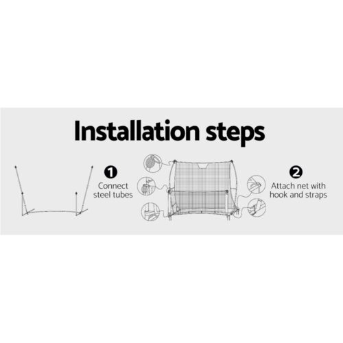 Everfit 1.8m Football Soccer Net Portable Goal Net Rebounder Sports Training - Image 7