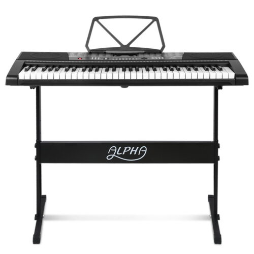 Alpha 61 Keys Electronic Piano Keyboard Digital Electric w/ Stand Sound Speaker - Image 4