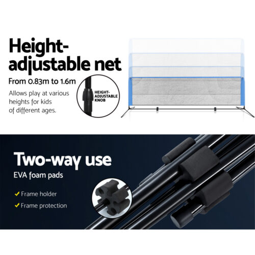 Everfit 3m Badminton Tennis Net Portable Volleyball Kit Adjustable Height - Image 5