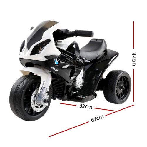 Kids Ride On Car Electric Ride On Cars Motorcycle Motorbike BMW Licensed S1000RR Black - Image 3