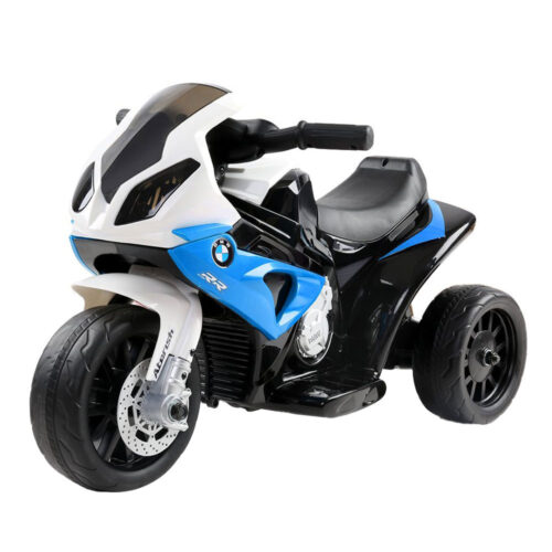 Kids Electric Ride On Car Police Motorcycle Motorbike BMW Licensed S1000RR Blue - Image 2