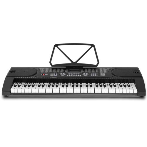 Alpha 61 Keys Electronic Piano Keyboard Digital Electric w/ Stand Beginner Black - Image 4