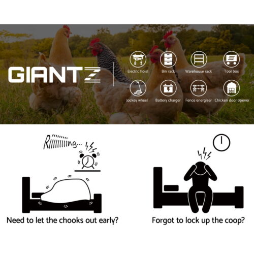 Giantz Automatic Chicken Coop Door Opener - Image 4