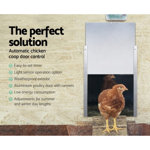Giantz Automatic Chicken Coop Door Opener - Image 5