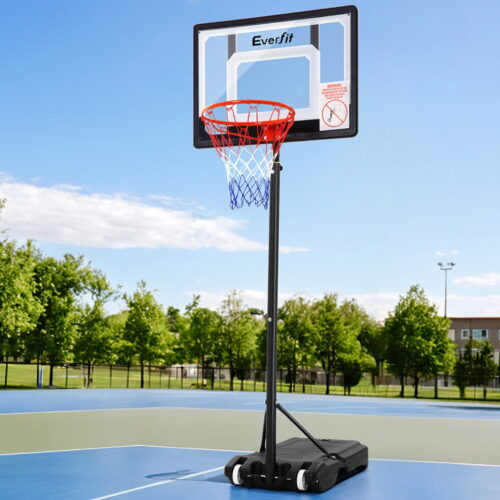 Everfit 2.1M Basketball Hoop Stand System Adjustable Portable Pro Kids Clear - Image 8