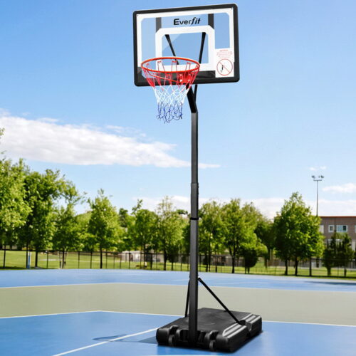 Everfit 2.6M Basketball Hoop Stand System Adjustable Portable Pro Kids Clear - Image 8