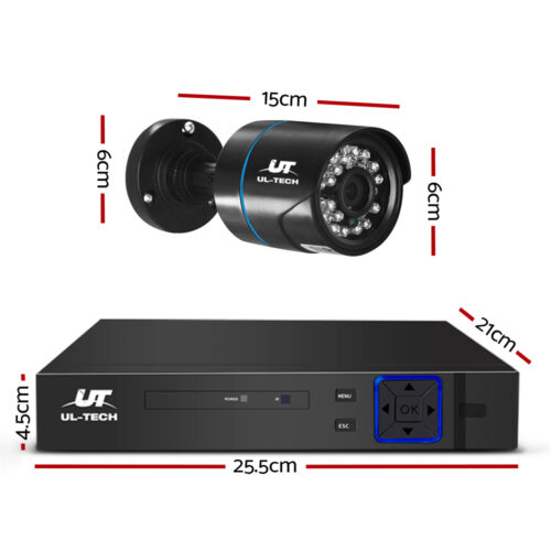 UL-tech CCTV Security System 4CH DVR 2 Cameras 2TB Hard Drive - Image 2