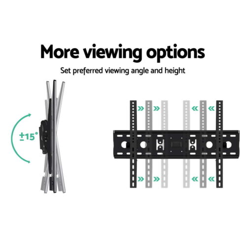 Artiss TV Wall Mount Bracket for 32"-70" LED LCD TVs Tilt Slim Flat Low Profile - Image 4