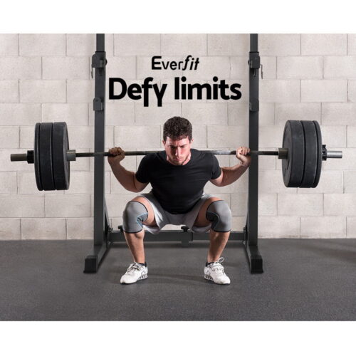 Everfit Weight Bench Adjustable Squat Rack Home Gym Equipment 300kg - Image 5