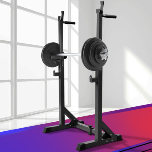 Everfit Weight Bench Adjustable Squat Rack Home Gym Equipment 300kg - Image 7