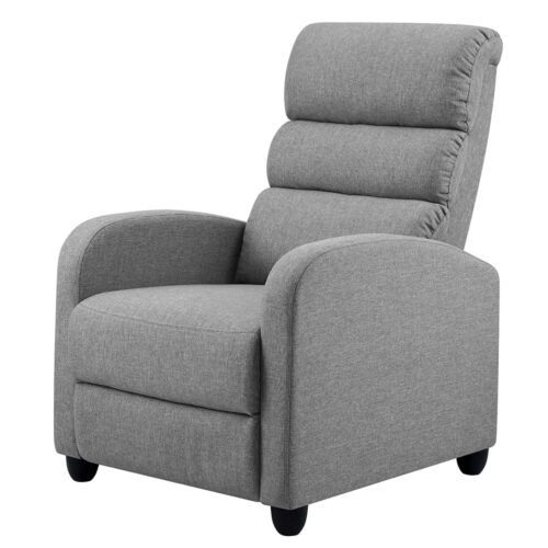 Artiss Recliner Armchair Grey Fabric Bolivia - Image 2