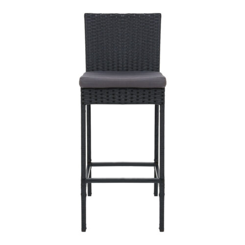 Gardeon 2-Piece Outdoor Bar Stools Dining Chair Bar Stools Rattan Furniture - Image 4