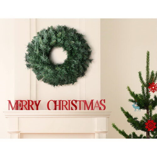 Jingle Jollys 60cm Christmas Wreath Garland Xmas Decorations Wedding Party - Image 4