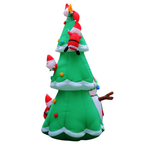 Jingle Jollys Christmas Inflatable Santa Tree 5M Illuminated Decorations - Image 5