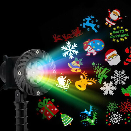1X Projector Light Christmas Lights Laser Outdoor Decorations Jingle Jollys - Image 2