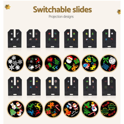 1X Projector Light Christmas Lights Laser Outdoor Decorations Jingle Jollys - Image 4