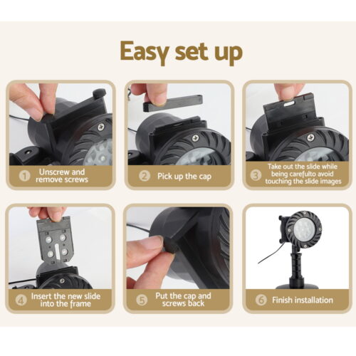 1X Projector Light Christmas Lights Laser Outdoor Decorations Jingle Jollys - Image 8