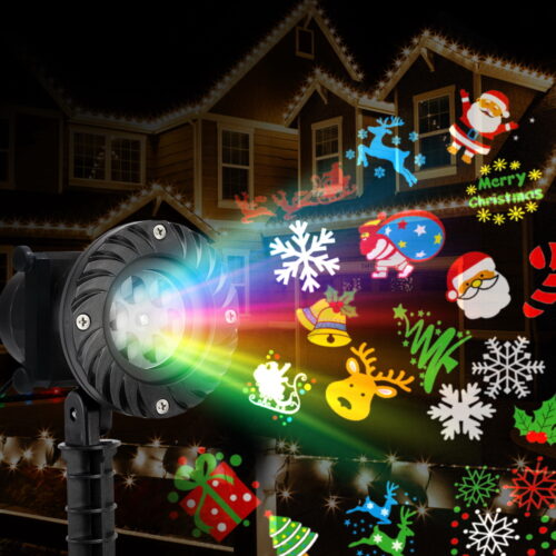 1X Projector Light Christmas Lights Laser Outdoor Decorations Jingle Jollys - Image 9