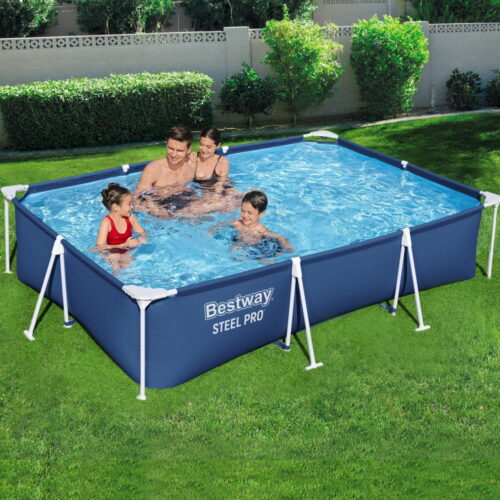Bestway Swimming Pool 300x201x66cm Steel Frame Above Ground Pools w/ Filter Pump 3300L - Image 8