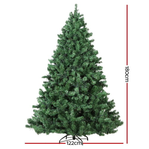 Jingle Jollys Christmas Tree 1.8M Xmas Tree Decorations 1980 LEDs 8 Light Mode - Image 3