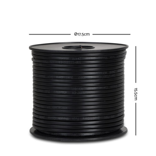 Giantz 4MM 100M Twin Core Wire Electrical Cable Extension Car 450V 2 Sheath - Image 2