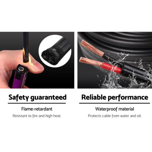 Giantz 4MM 100M Twin Core Wire Electrical Cable Extension Car 450V 2 Sheath - Image 5