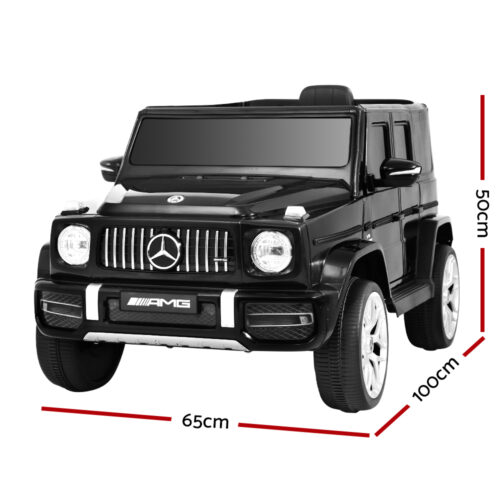 Kids Electric Ride On Car Mercedes-Benz Licensed AMG G63 Toy Cars 12V Black - Image 3