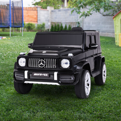 Kids Electric Ride On Car Mercedes-Benz Licensed AMG G63 Toy Cars 12V Black - Image 9
