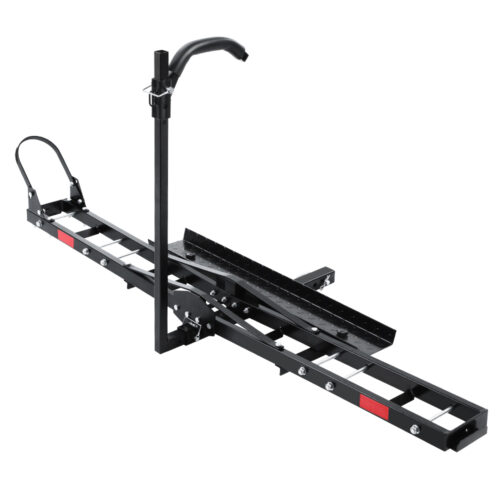 Giantz Motorcycle Motorbike Carrier Rack Ramp 2"Towbar Adjustable Height Black,Giantz Motorcycle Motorbike Carrier Rack Ramp 2"Towbar Adjustable Height Black - Image 2