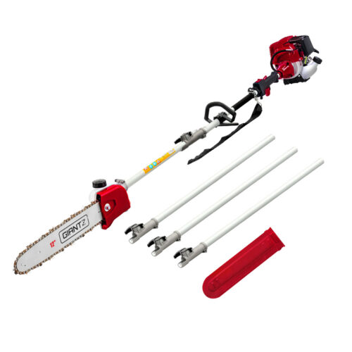 Giantz 40CC Pole Chainsaw 12in Chain Saw 4-Stroke Petrol 4.3m Long Reach - Image 2