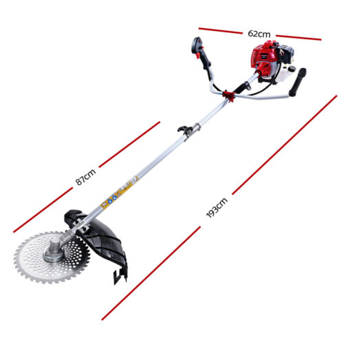 Giantz 62CC Pole Circular Saw Petrol Brush Cutter Whipper Snipper 7-in-1 - Image 3