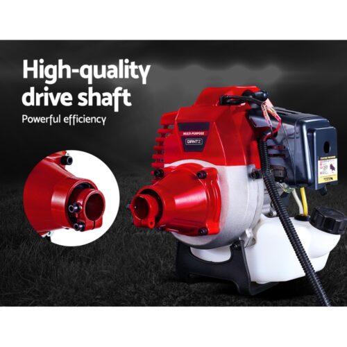 Giantz 62CC Pole Circular Saw Petrol Brush Cutter Whipper Snipper 7-in-1 - Image 6