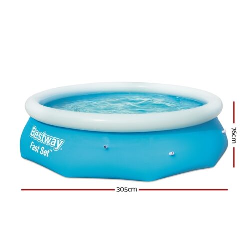Bestway Swimming Pool 305x76cm Above Ground Round Inflatable Pools 3800L - Image 3