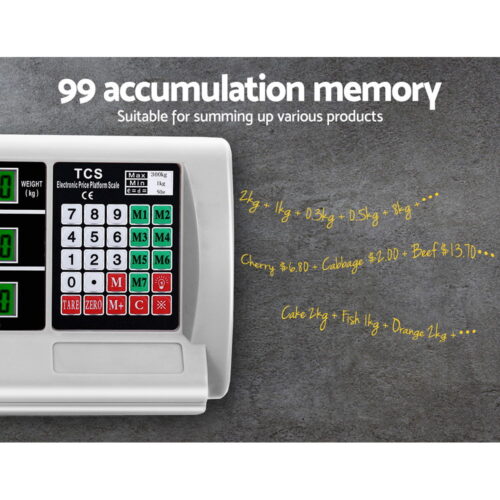 Emajin Platform Scales Digital 300KG Electronic Scale Counting LCD - Image 6