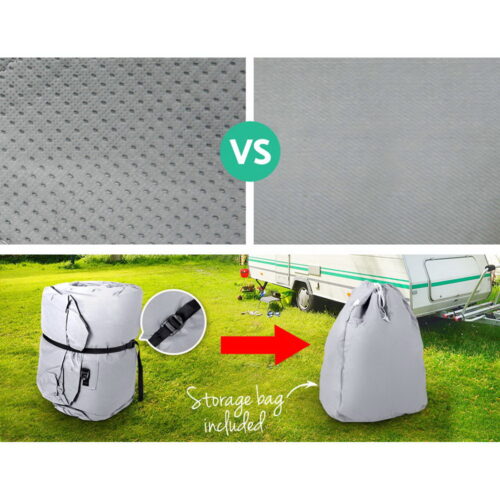 Weisshorn 18-20ft Caravan Cover Campervan 4 Layer UV Water Resistant - Image 5